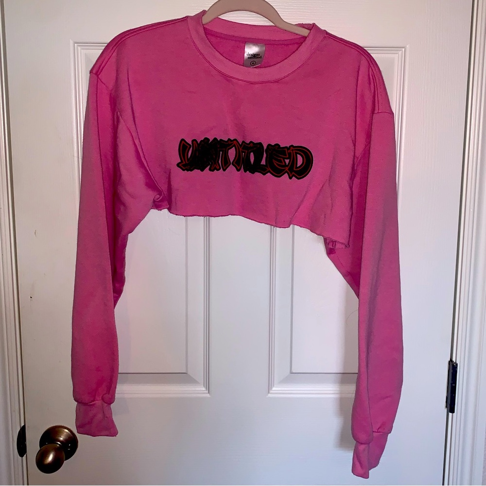Designs Untitled; Pink “UNTITLED” Sweatshirt (M)